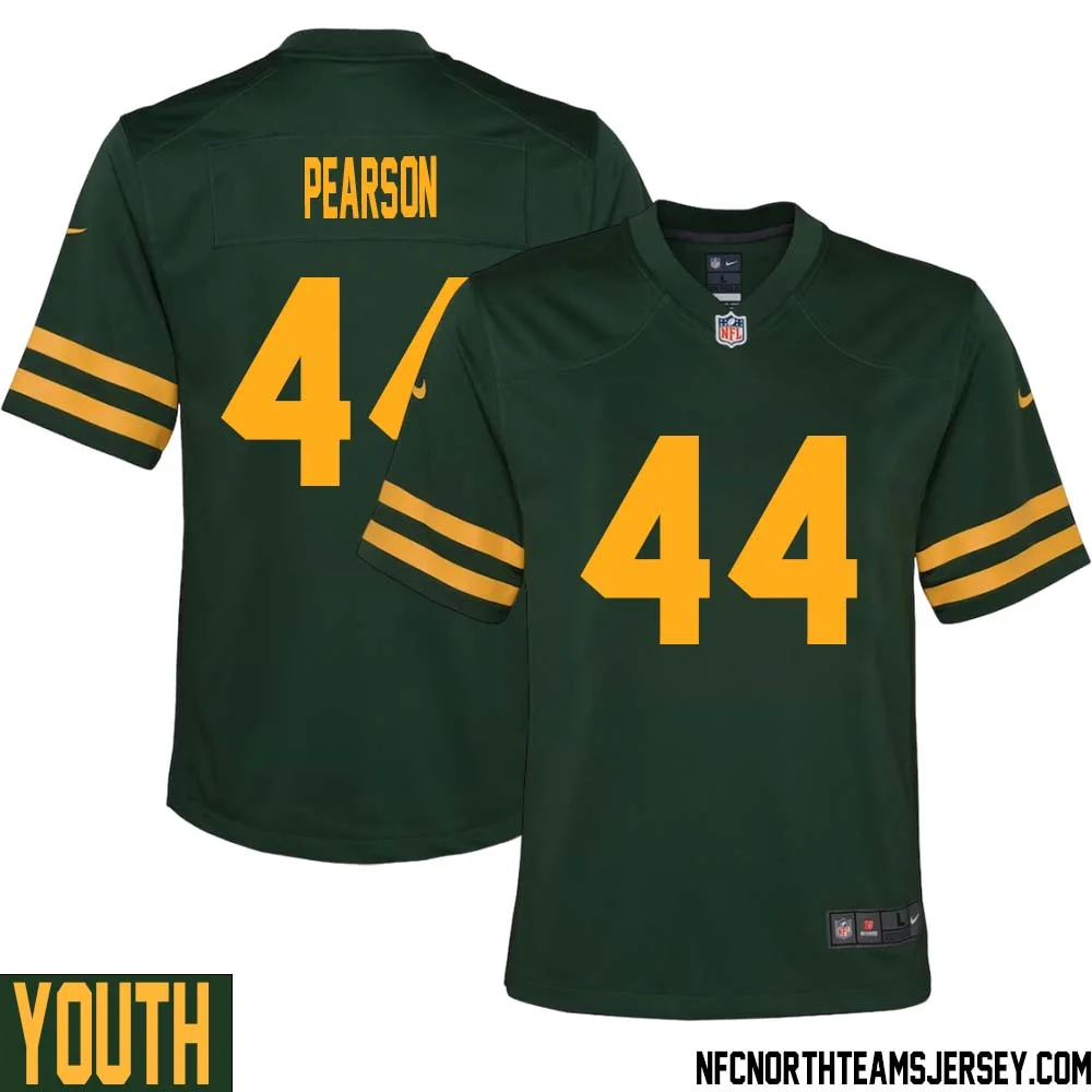 Henry Pearson No 44 Green Bay Packers Alternate Jersey Green Youth