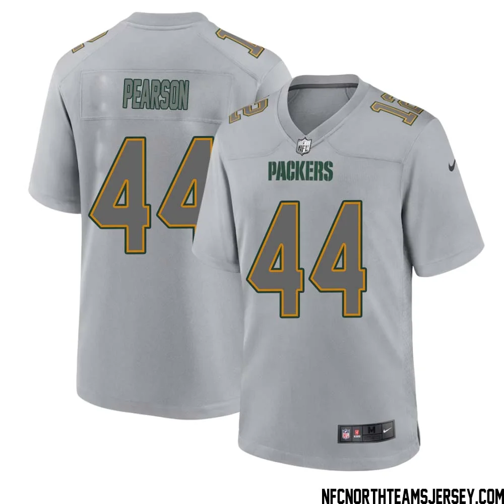 Henry Pearson No 44 Green Bay Packers Atmosphere Jersey Grey Mens