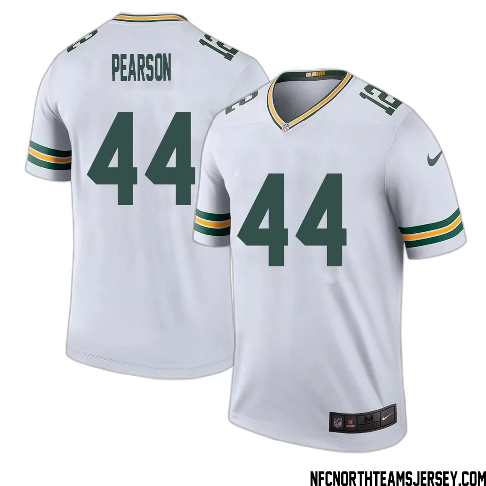 Henry Pearson No 44 Green Bay Packers Color Rush Legend Jersey White Mens