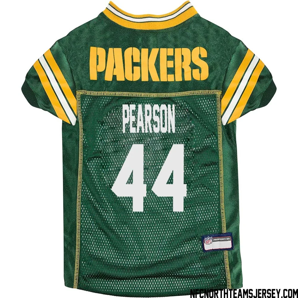 Henry Pearson No 44 Green Bay Packers Dog Jersey Green 1