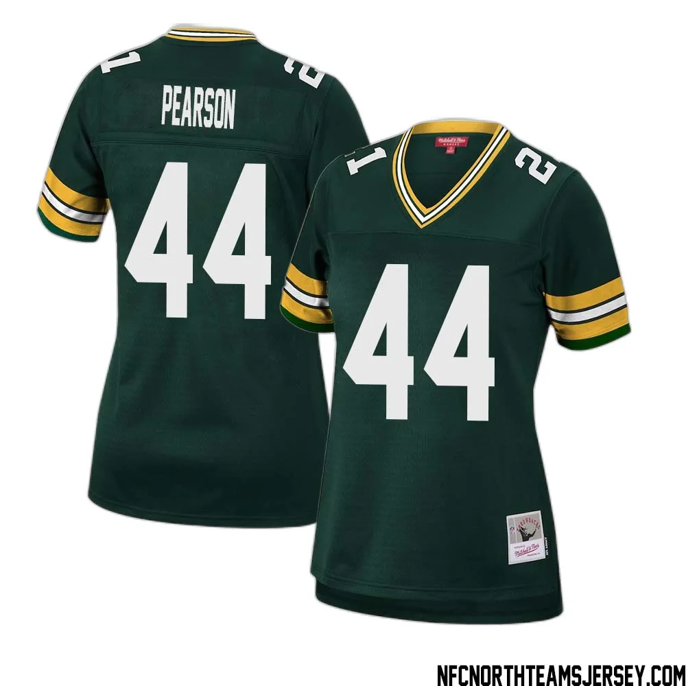 Henry Pearson No 44 Green Bay Packers Mitchell Ness Women 2010 Legacy Replica Player Jersey Green