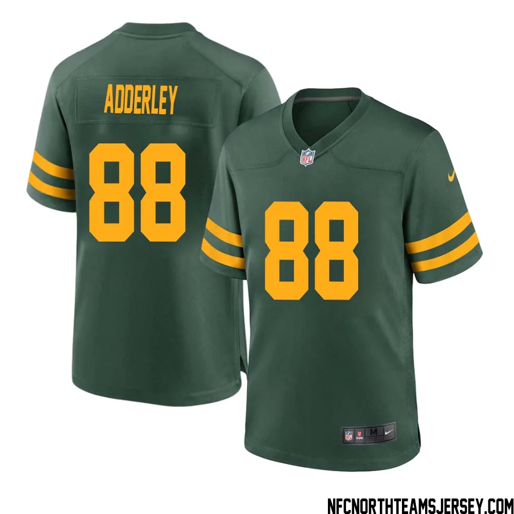 Herb Adderley No 88 Green Bay Packers Alternate Jersey Green Mens