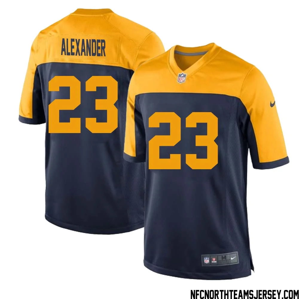 Jaire Alexander No 23 Green Bay Packers Ausweichtrikot Jugendliche for Men 1