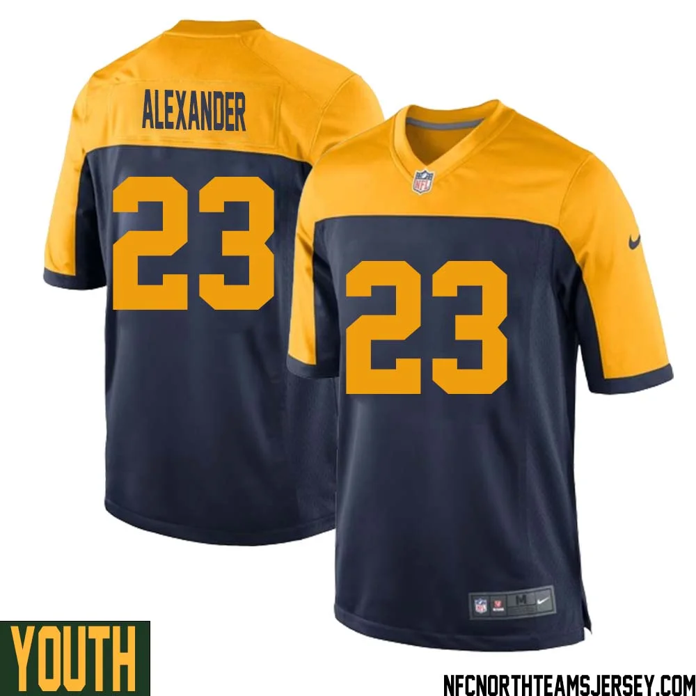 Jaire Alexander No 23 Green Bay Packers Ausweichtrikot Jugendliche for Youth