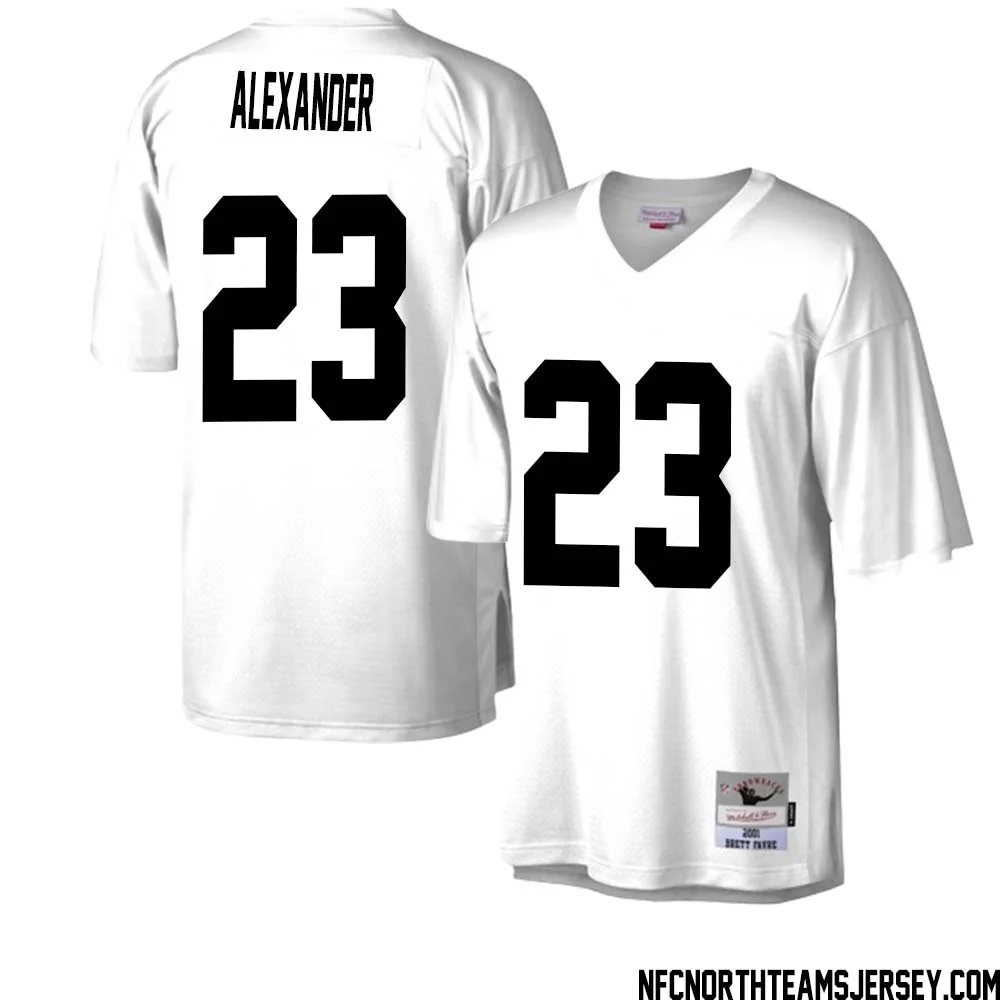 Jaire Alexander No 23 Green Bay Packers Mitchell Ness Legacy Replica Jersey White