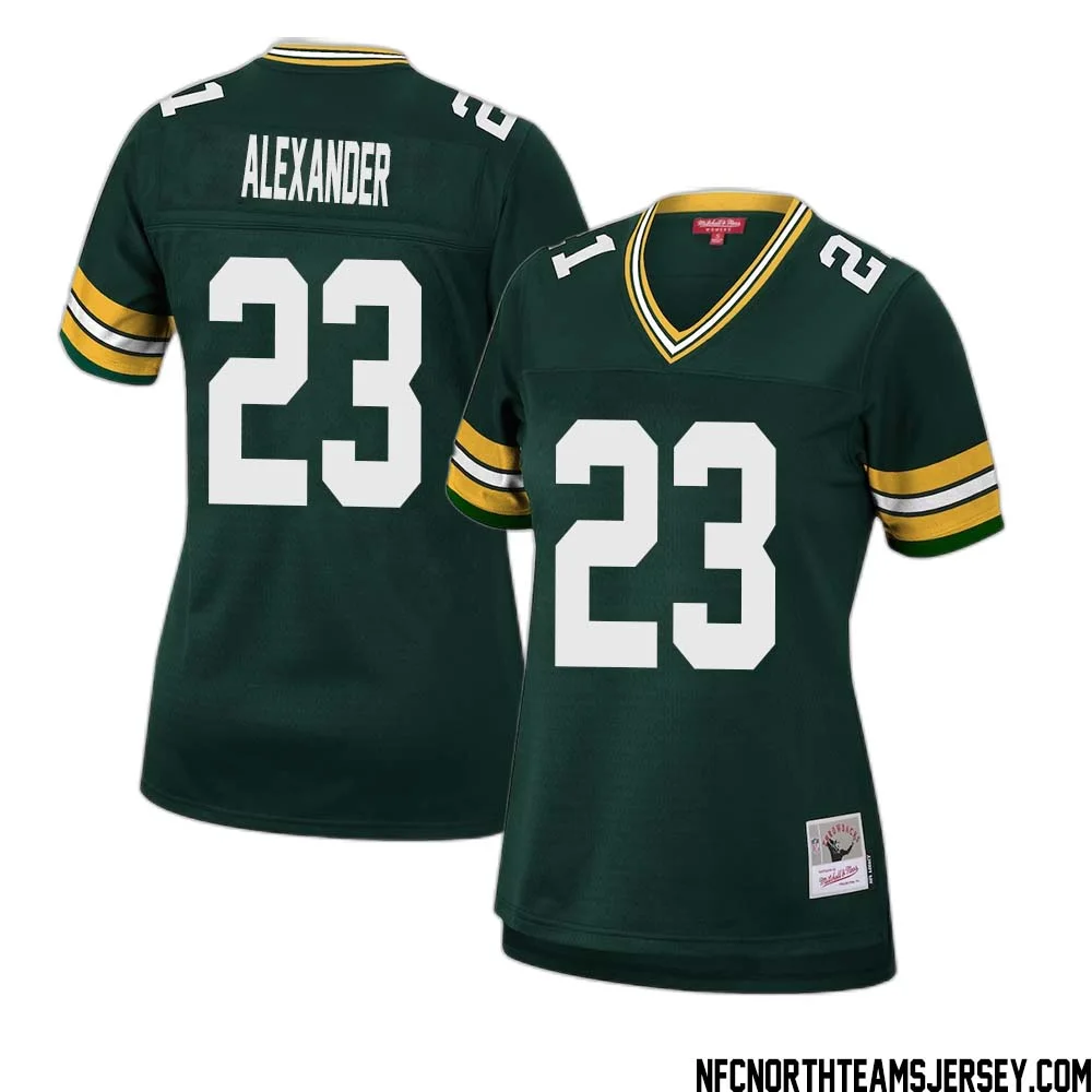 Jaire Alexander No 23 Green Bay Packers Mitchell Ness Women 2010 Legacy Replica Player Jersey Green