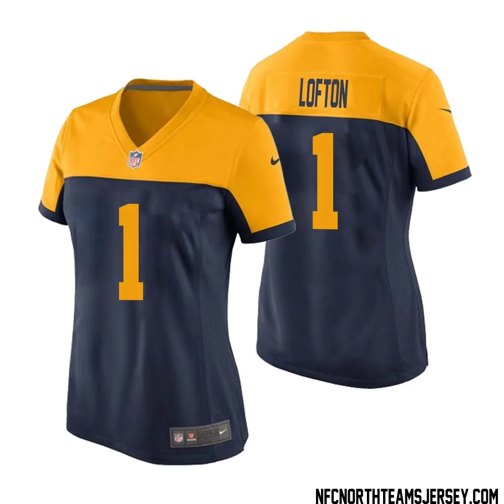 James Lofton No 1 Green Bay Packers Ausweichtrikot Jugendliche for Women 1