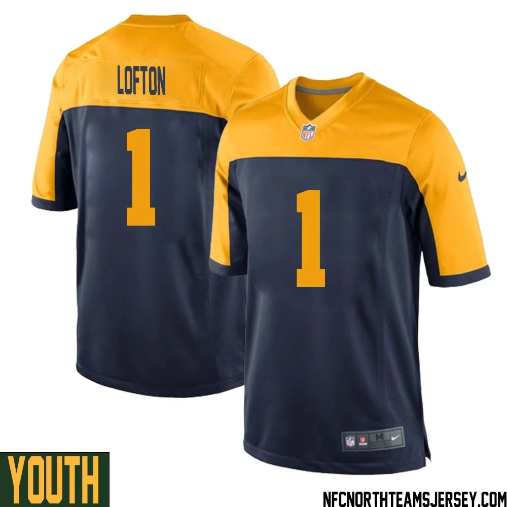 James Lofton No 1 Green Bay Packers Ausweichtrikot Jugendliche for Youth