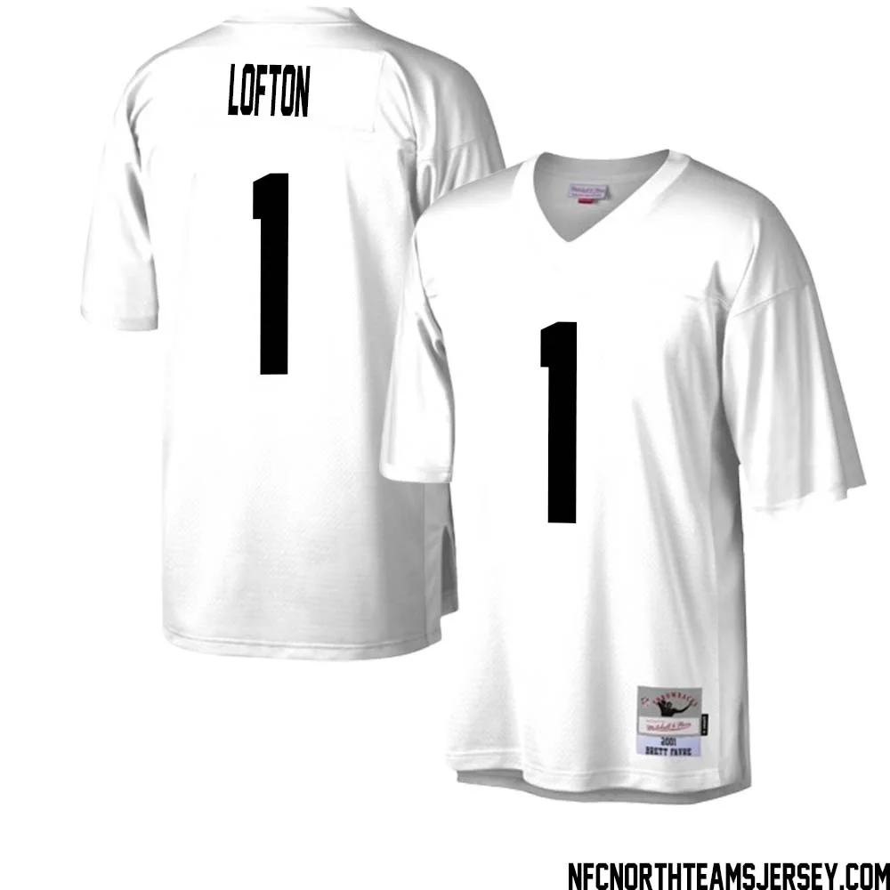 James Lofton No 1 Green Bay Packers Mitchell Ness Legacy Replica Jersey White 2