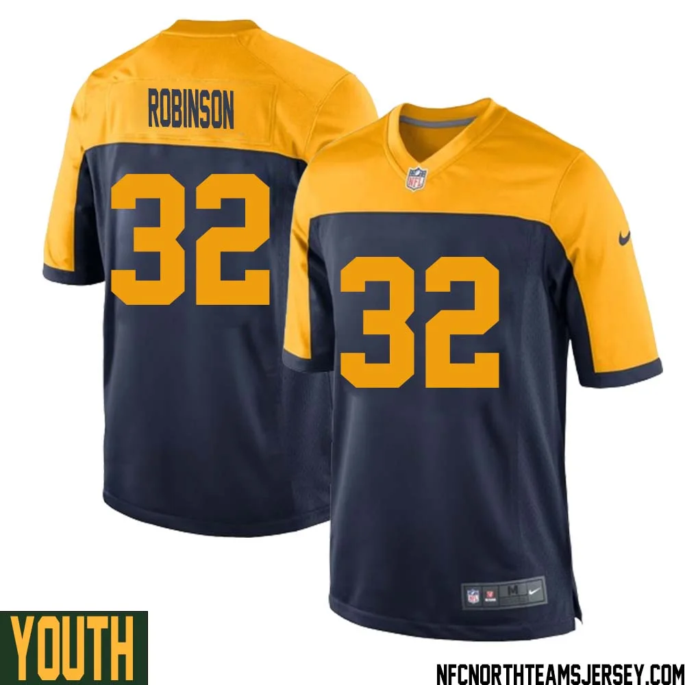 James Robinson No 32 Green Bay Packers Ausweichtrikot Jugendliche for Youth 1
