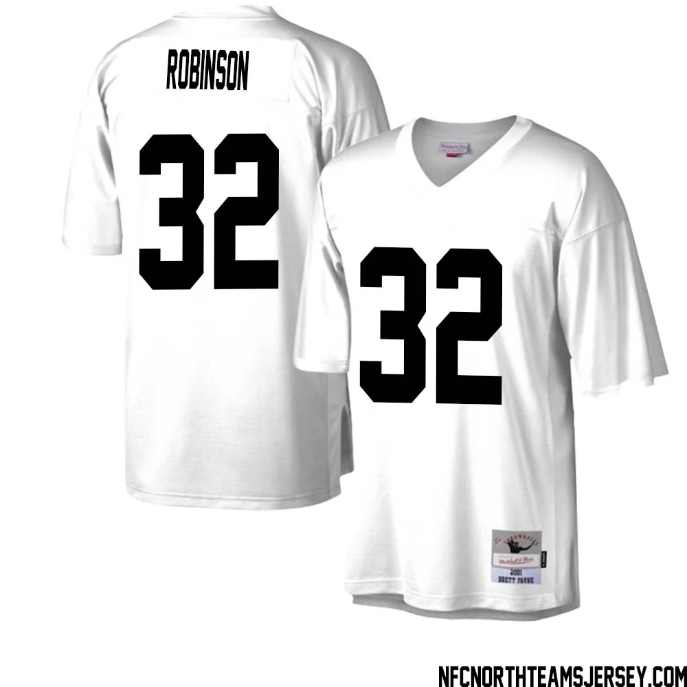 James Robinson No 32 Green Bay Packers Mitchell Ness Legacy Replica Jersey White