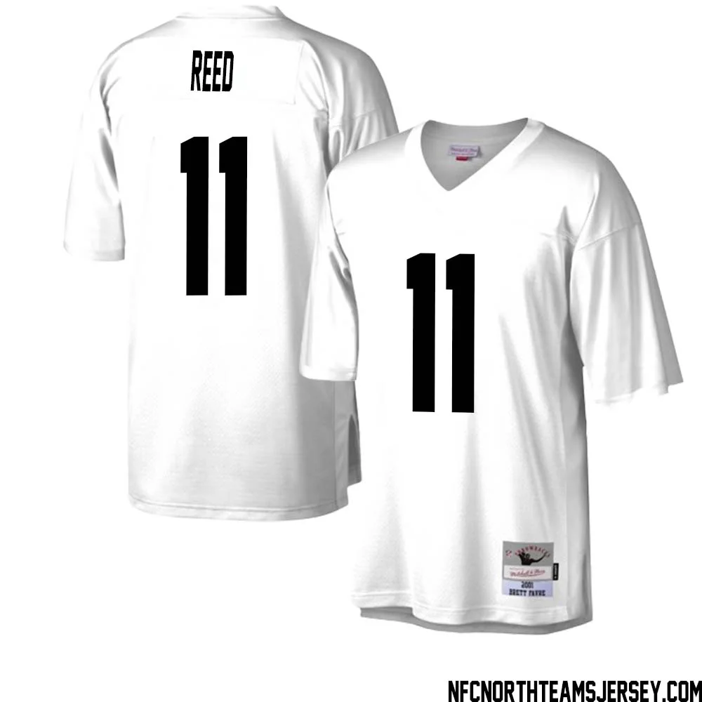 Jayden Reed No 11 Green Bay Packers Mitchell Ness Legacy Replica Jersey White 2