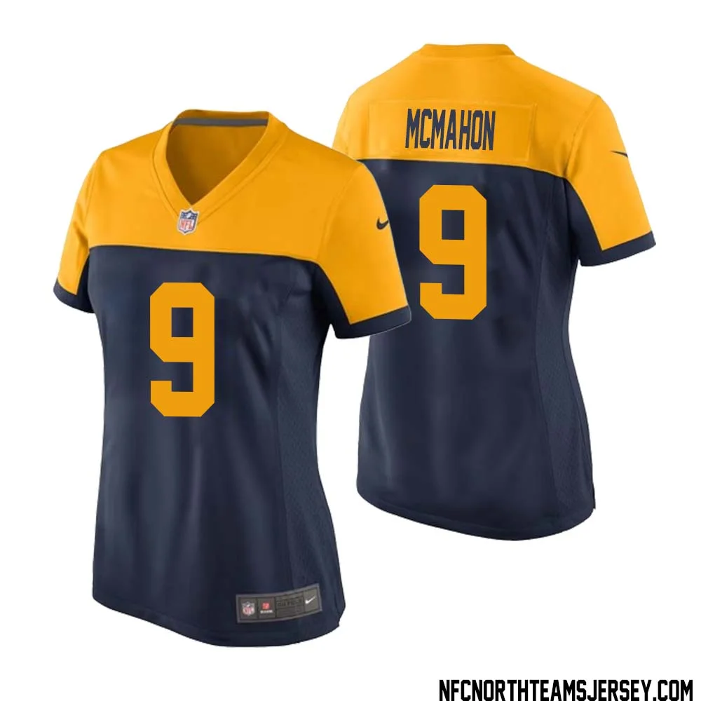 Jim McMahon No 9 Green Bay Packers Ausweichtrikot Jugendliche for Women 1