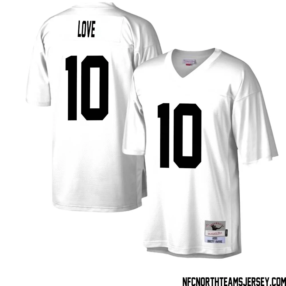 Jordan Love No 10 Green Bay Packers Mitchell Ness Legacy Replica Jersey White