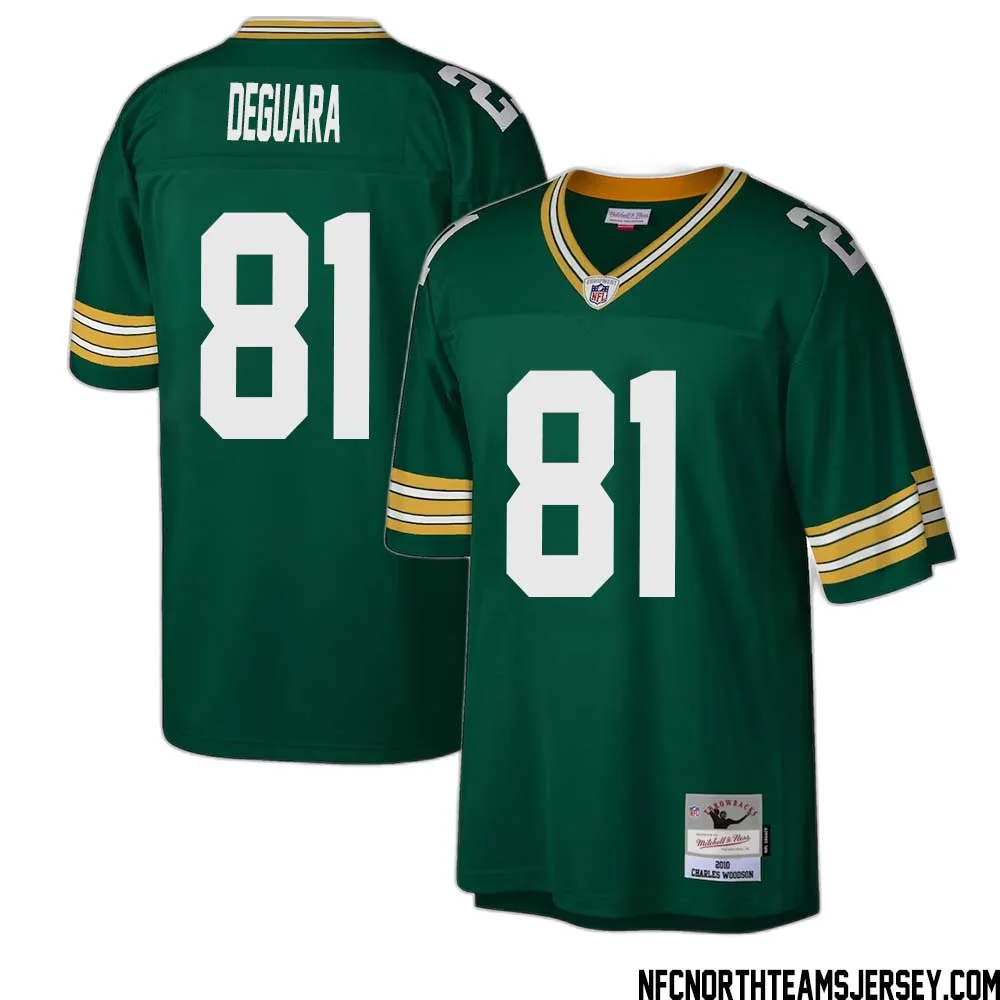 Josiah Deguara No 81 Green Bay Packers Mitchell Ness Legacy Replica Jersey Green
