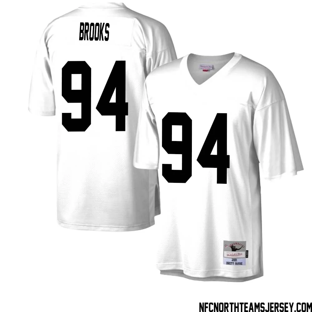 Karl Brooks No 94 Green Bay Packers Mitchell Ness Legacy Replica Jersey White
