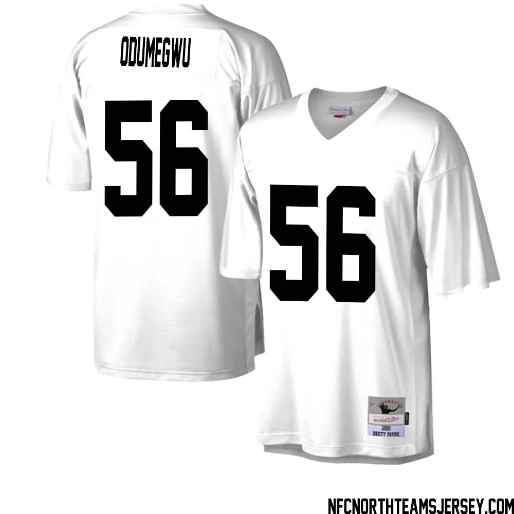 Kenneth Odumegwu No 56 Green Bay Packers Mitchell Ness Legacy Replica Jersey White