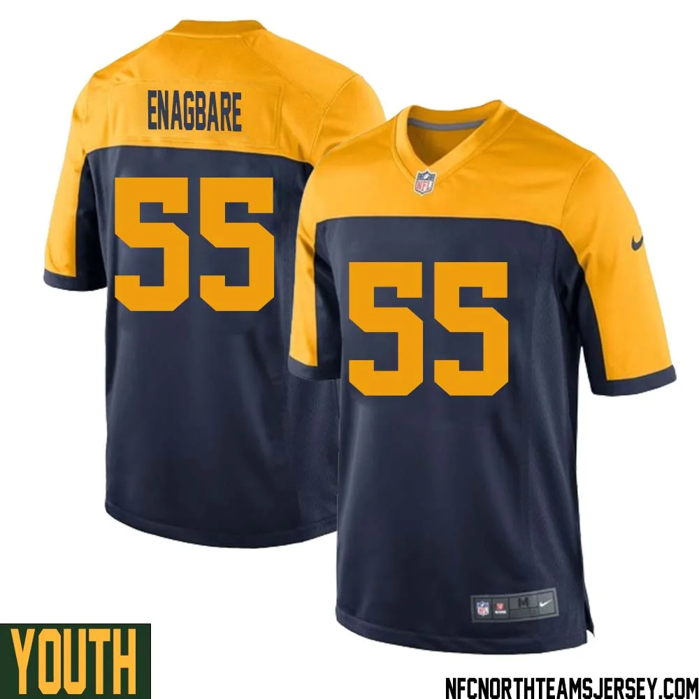 Kingsley Enagbare No 55 Green Bay Packers Ausweichtrikot Jugendliche for Youth
