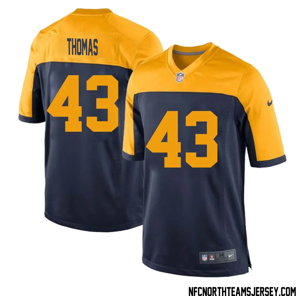 Kiondre Thomas No 43 Green Bay Packers Ausweichtrikot Jugendliche for Men