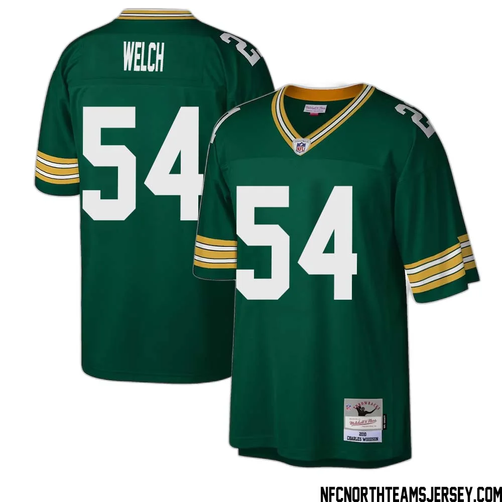 Kristian Welch No 54 Green Bay Packers Mitchell Ness Legacy Replica Jersey Green 1