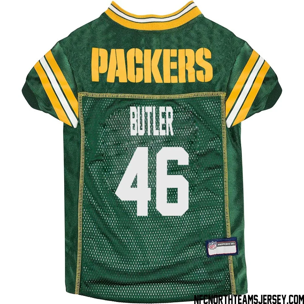 LeRoy Butler No 46 Green Bay Packers Dog Jersey Green 1