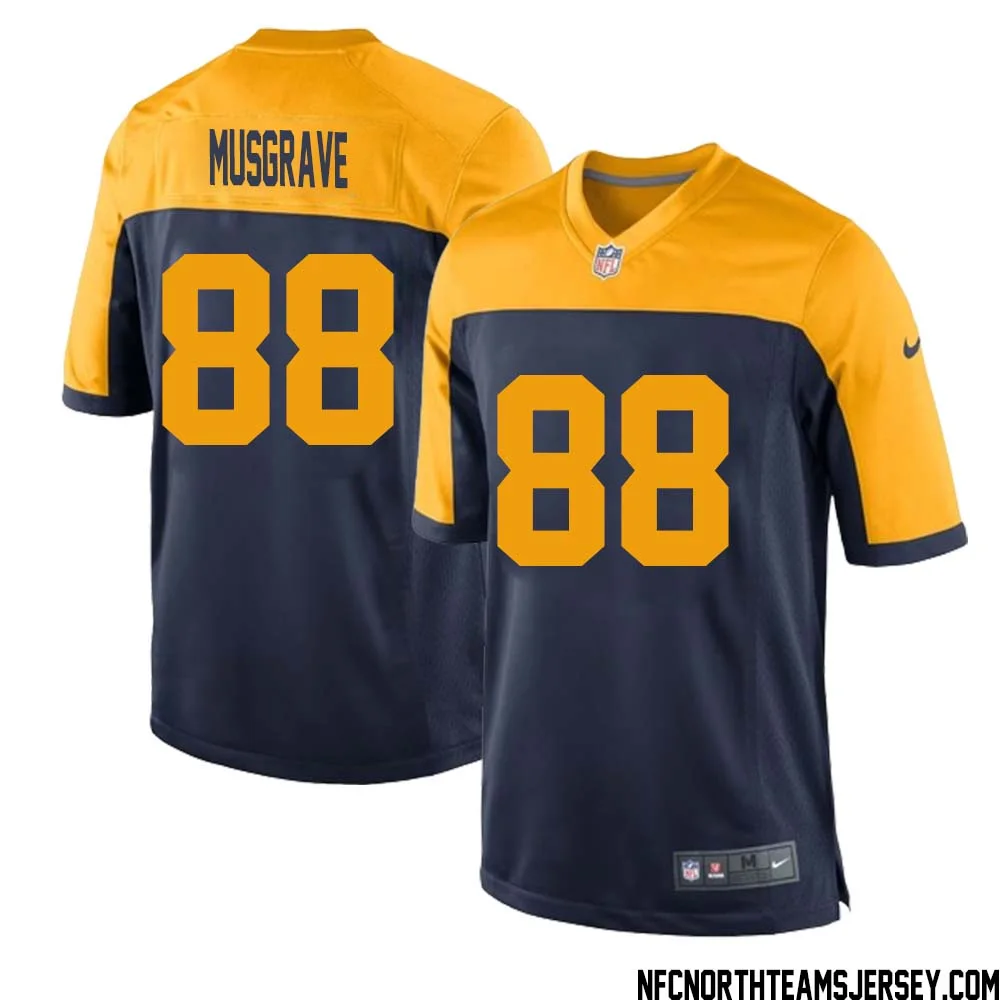 Luke Musgrave No 88 Green Bay Packers Ausweichtrikot Jugendliche for Men
