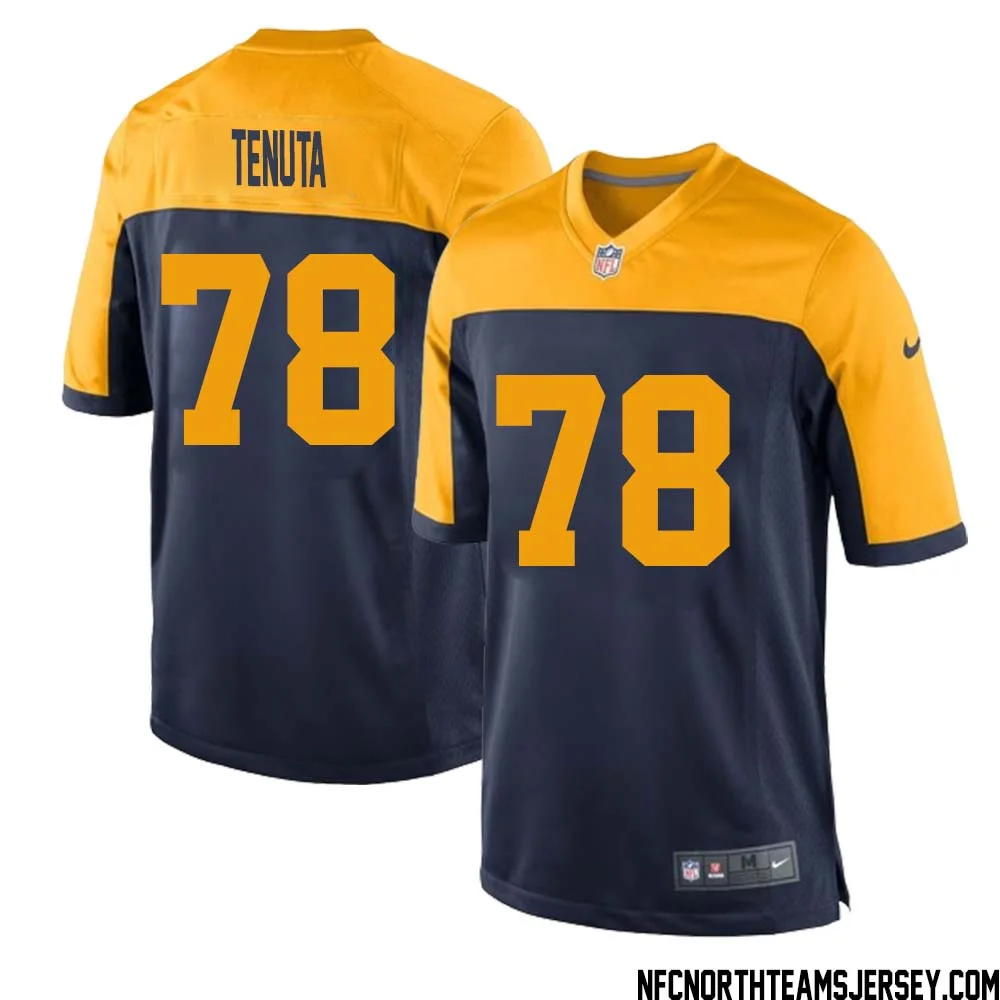 Luke Tenuta No 78 Green Bay Packers Ausweichtrikot Jugendliche for Men