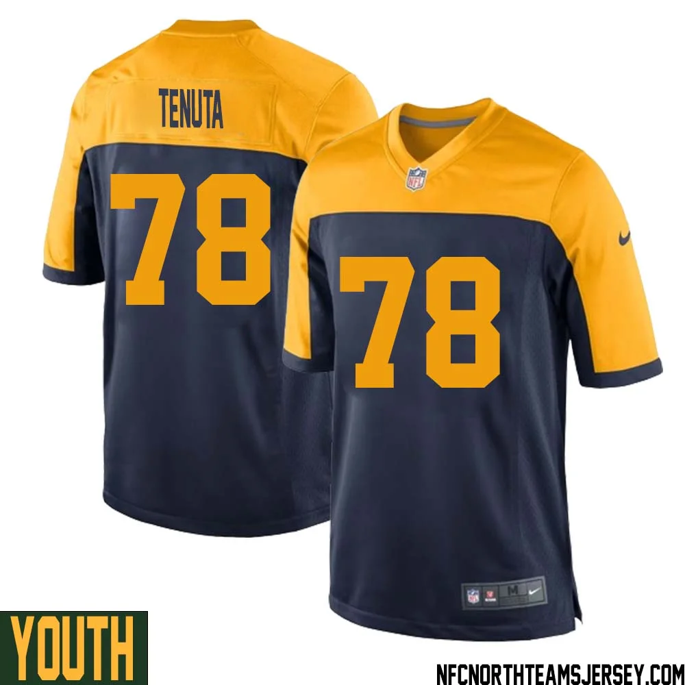 Luke Tenuta No 78 Green Bay Packers Ausweichtrikot Jugendliche for Youth 1