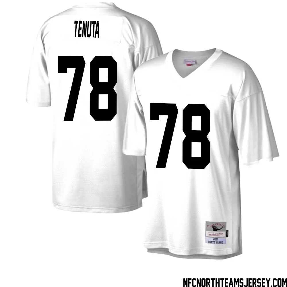 Luke Tenuta No 78 Green Bay Packers Mitchell Ness Legacy Replica Jersey White