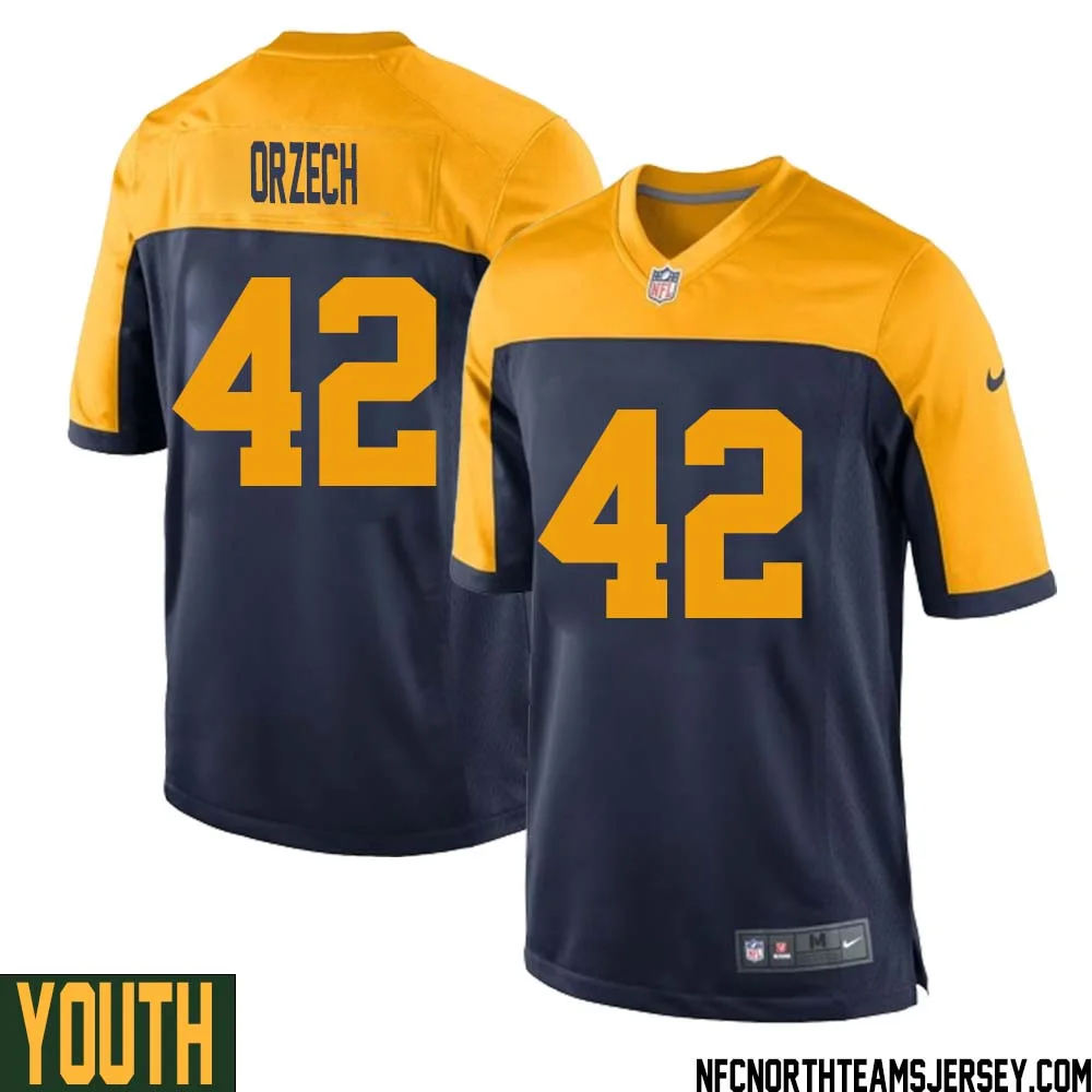 Matthew Orzech No 42 Green Bay Packers Ausweichtrikot Jugendliche for Youth 1