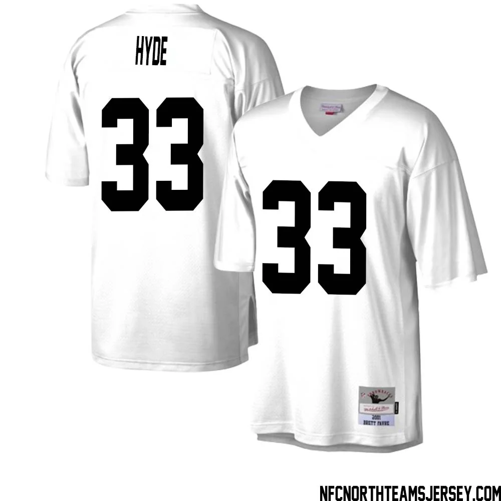 Micah Hyde No 33 Green Bay Packers Mitchell Ness Legacy Replica Jersey White 2
