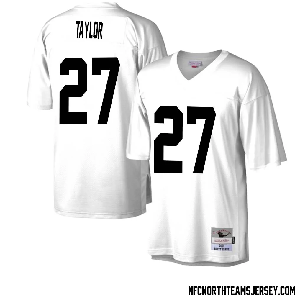 Patrick Taylor No 27 Green Bay Packers Mitchell Ness Legacy Replica Jersey White