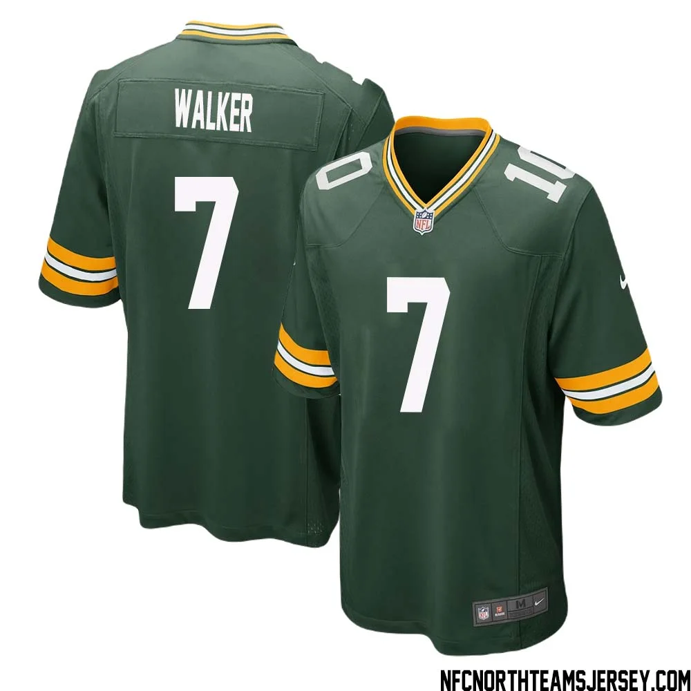 Quay Walker No 7 Green Bay Packers Home Game Jersey Mens