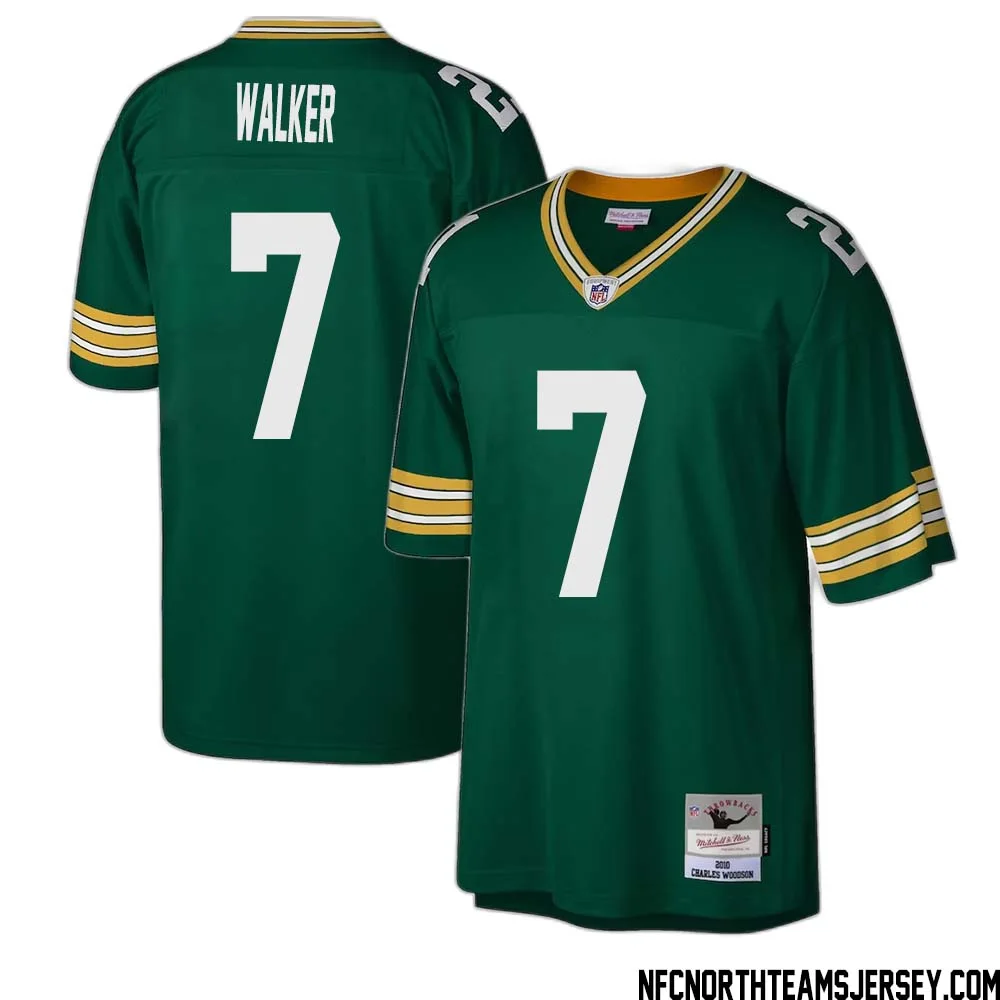Quay Walker No 7 Green Bay Packers Mitchell Ness Legacy Replica Jersey Green