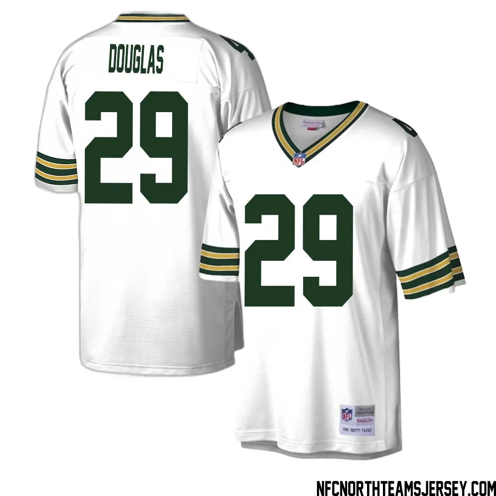 Rasul Douglas No 29 Green Bay Packers Mitchell Ness Legacy Replica Jersey White 1
