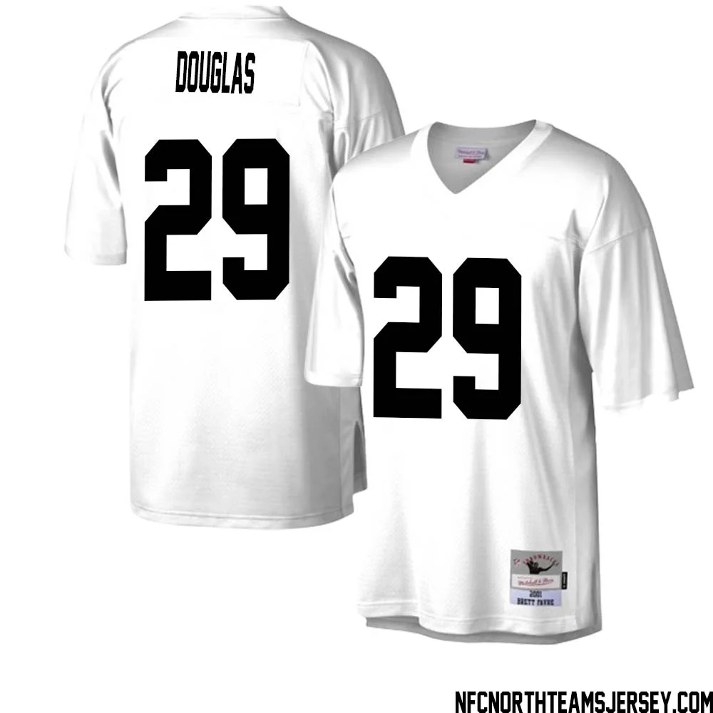 Rasul Douglas No 29 Green Bay Packers Mitchell Ness Legacy Replica Jersey White