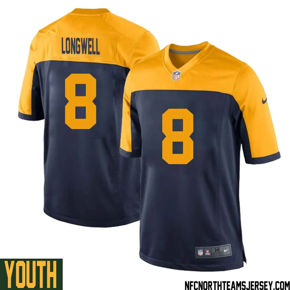 Ryan Longwell No 8 Green Bay Packers Ausweichtrikot Jugendliche for Youth