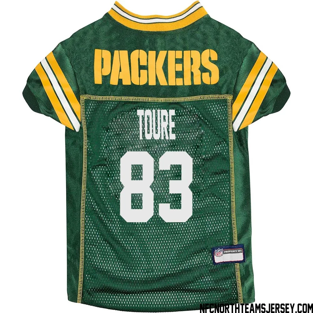 Samori Toure No 83 Green Bay Packers Dog Jersey Green 1