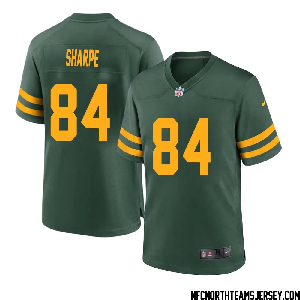 Sterling Sharpe No 84 Green Bay Packers Alternate Jersey Green Mens 1