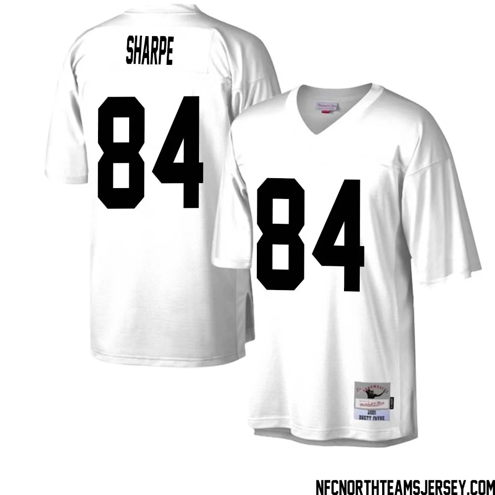 Sterling Sharpe No 84 Green Bay Packers Mitchell Ness Legacy Replica Jersey White
