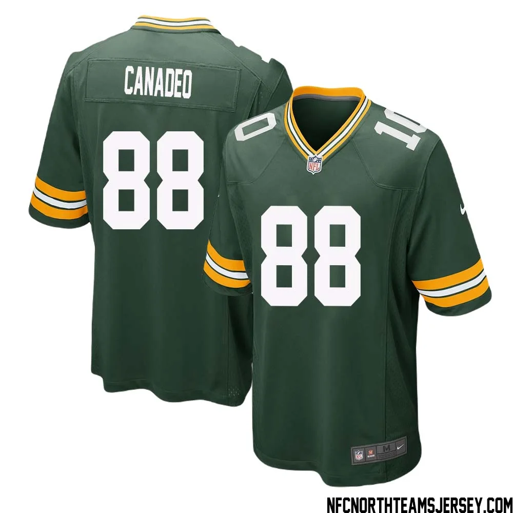 Tony Canadeo No 88 Green Bay Packers Home Game Jersey Mens 1
