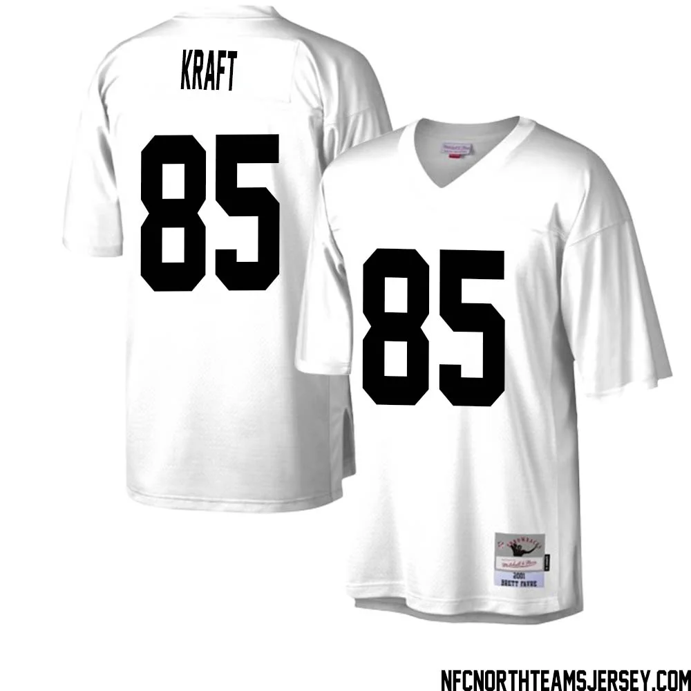 Tucker Kraft No 85 Green Bay Packers Mitchell Ness Legacy Replica Jersey White
