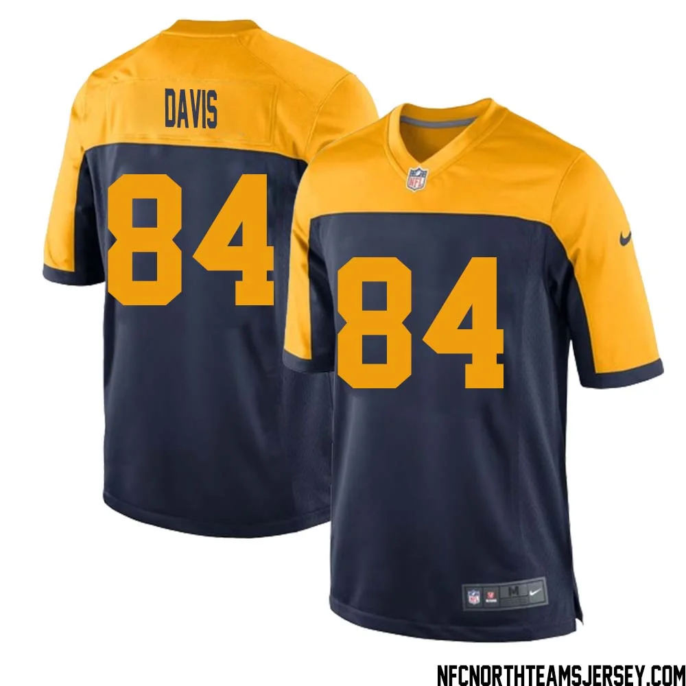 Tyler Davis No 84 Green Bay Packers Ausweichtrikot Jugendliche for Men