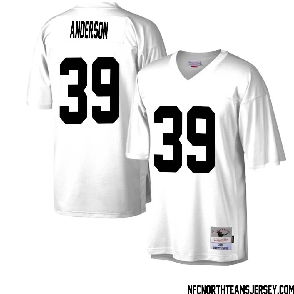 Zayne Anderson No 39 Green Bay Packers Mitchell Ness Legacy Replica Jersey White 2