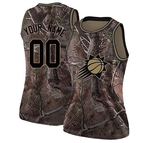 Woman's Phoenix Suns Swingman Camo Custom Realtree Collection Jersey - -