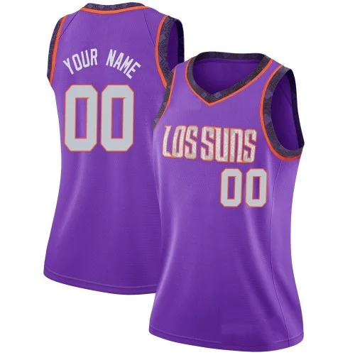 Woman's Phoenix Suns Swingman Purple Custom 2018/19 Jersey - City Edition - -