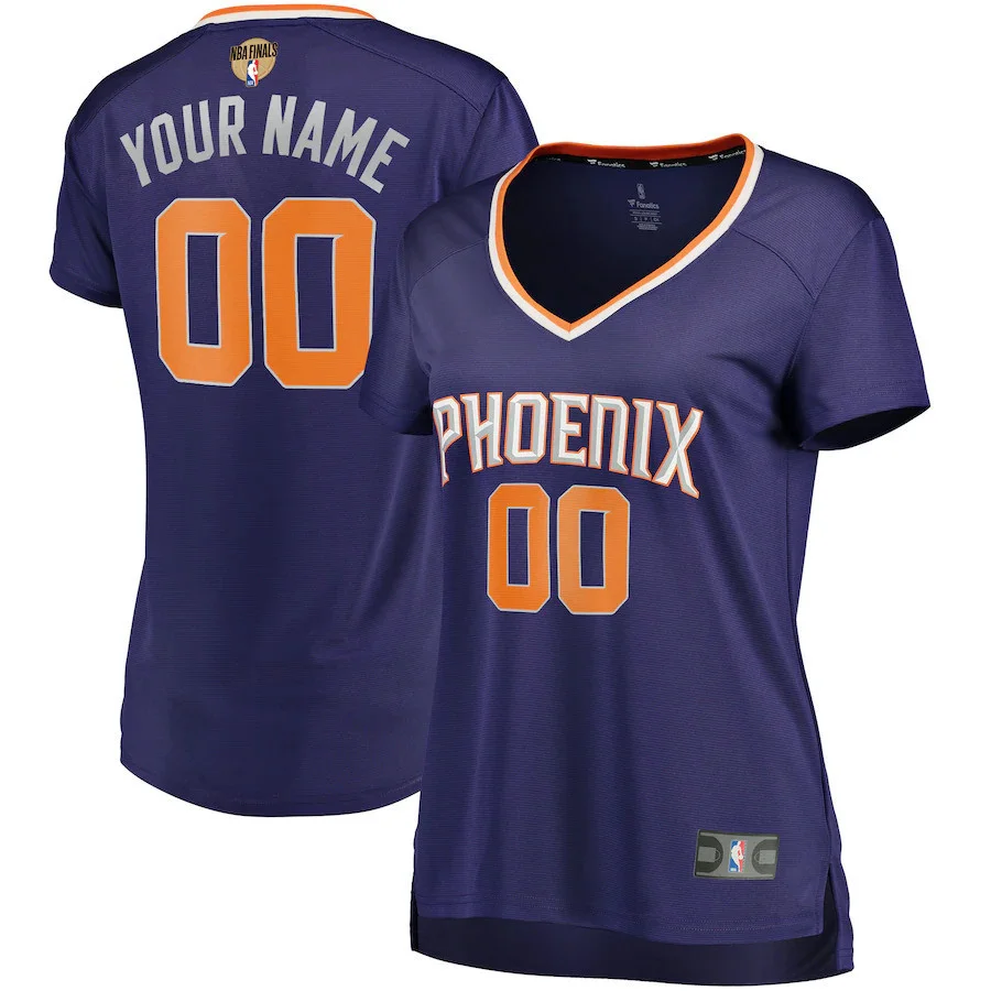 Woman's Purple Phoenix Suns 2021 NBA Finals Bound Fast Break  Custom Jersey - Icon Edition