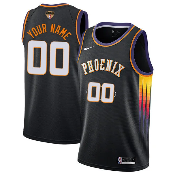 Youth's Phoenix Suns The Valley NBA Finals Patch 2021 Custom Jersey - All Stitched -