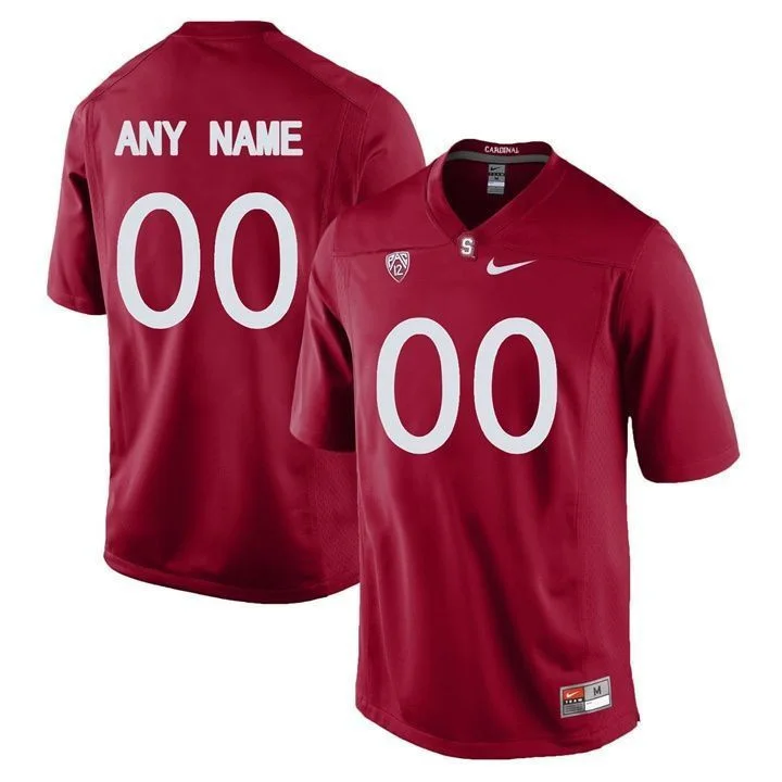 Stanford Football Jersey Custom for Youth's Stanford Cardinal Cardinal Custom Jersey -