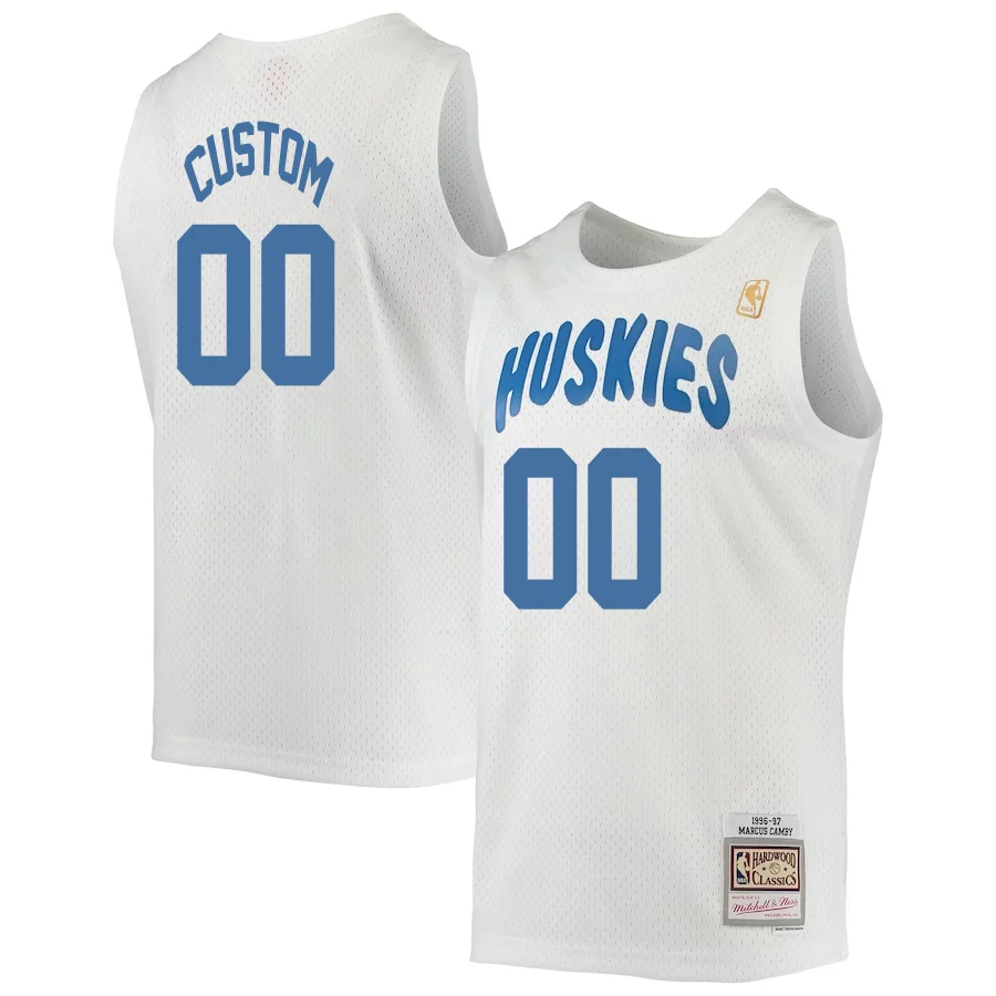 Custom Toronto Raptors Mitchell & Ness 1996-97 Hardwood Classics Swingman Jersey - White -